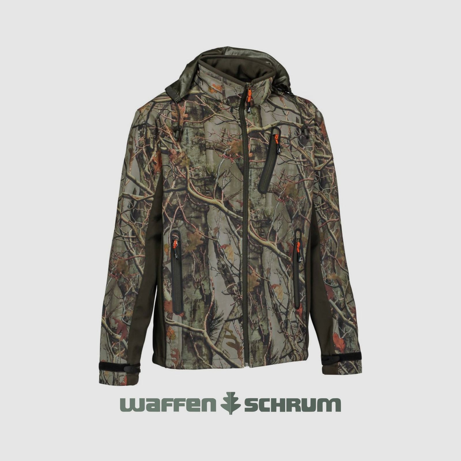 Percussion Softshelljacke Ghostcamo Forest Evo