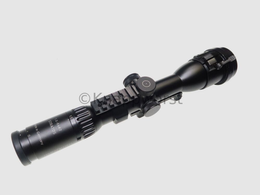 Schmidt & Bender Schmidt & Bender Stratos 1,5-8x42 LMZ ink Rusan Adapter