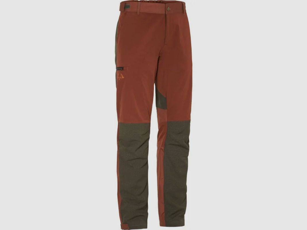 SPODNIE MYŚLIWSKIE MĘSKIE SWEDTEAM LYNX XTRM ANTIBITE HUNTING TROUSERS DARK ORANGE, zdjęcie 1 z 2
