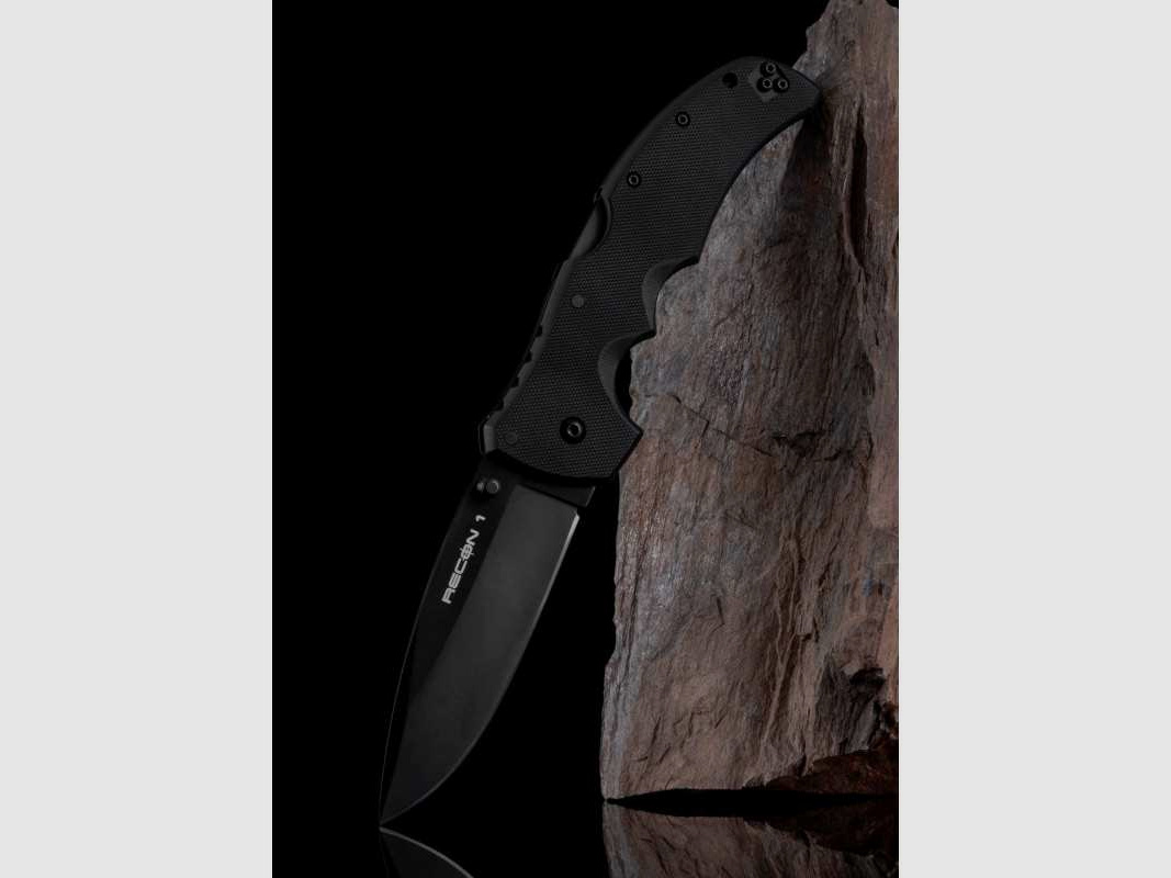 Cold Steel Recon 1 Spear Point S35VN Taschenmesser Schwarz