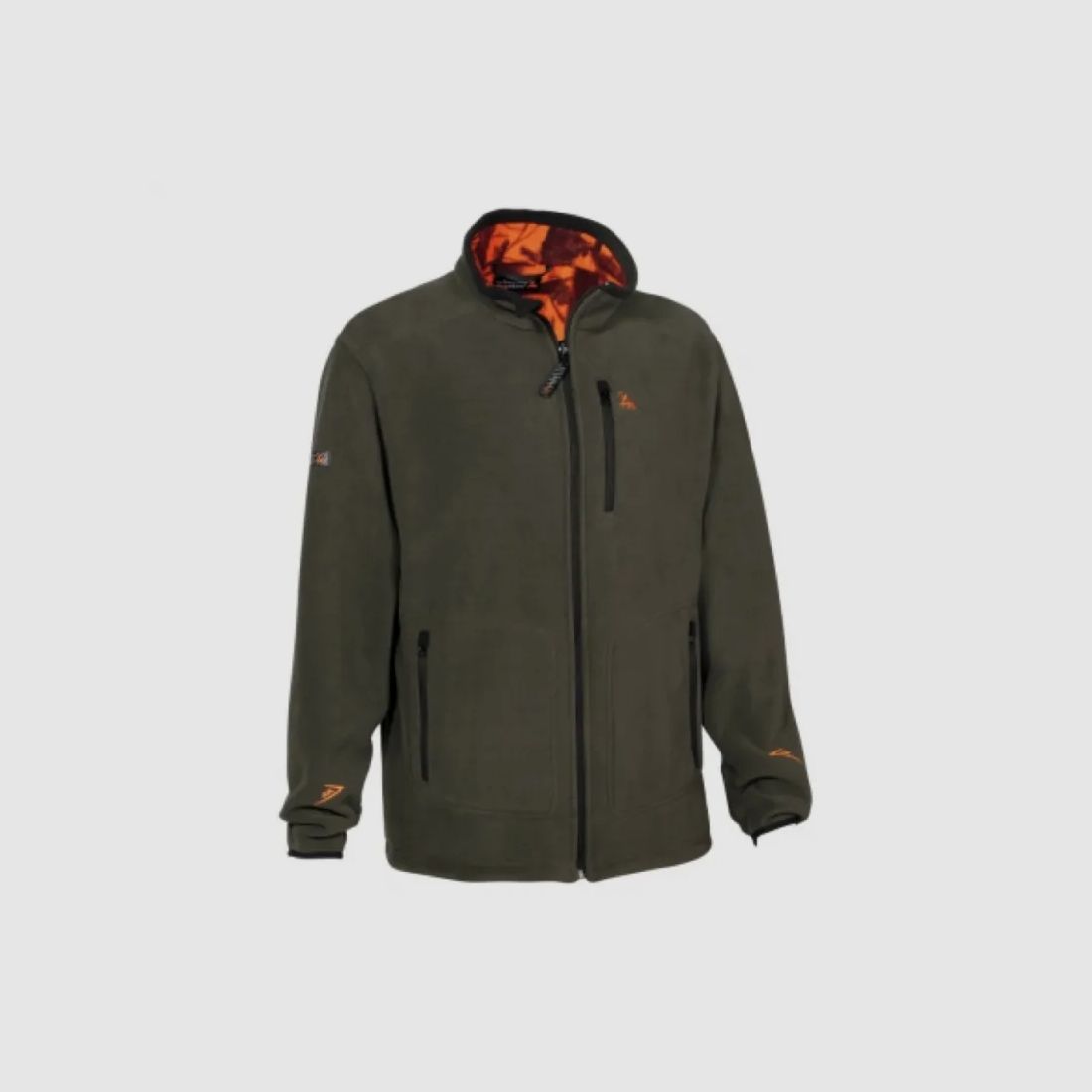 Reversibler Fleece-Jacke Pro Hunt Polyester khaki/blaze M bis 4XL, Bild 2 von 16
