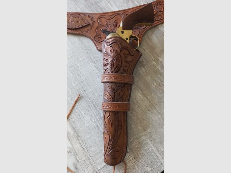 Western-Gürtelhalfter Leder