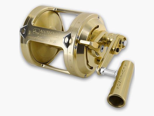 ALUTECNO ALBACORE 2 SPEEDS 80 2S GOLD Reel