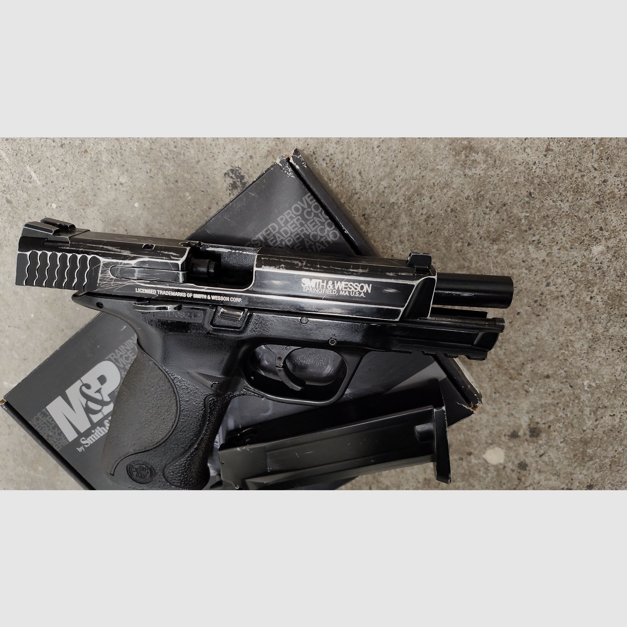 Smith&Wesson M&P 40 TS Blowback SCHWARZ, CO2 Airsoft 6mm BB