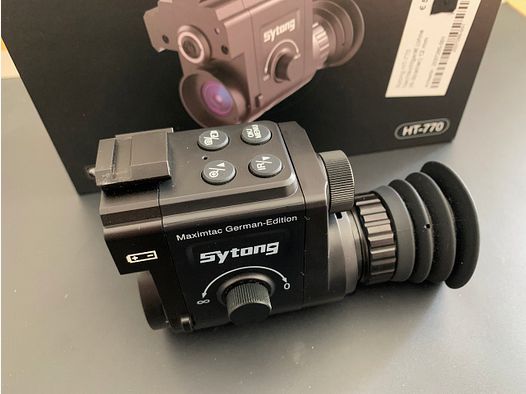 Sytong HT-770 12mm night vision device + Maximtac IR-850 Gen.2 IR spotlight + Laserluchs mount