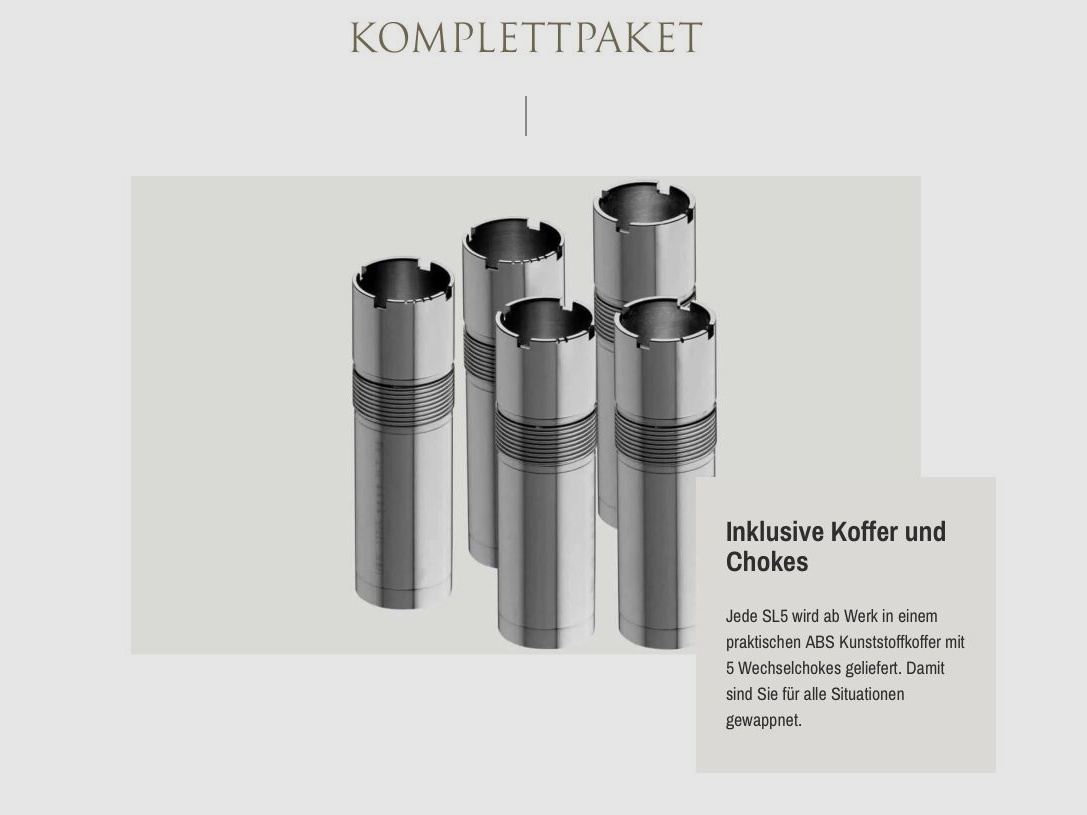 SAUER Selbstladeflinte SL5 Select Kaliber 12/76 76cm Lauflänge Wechselchoke	 12/76