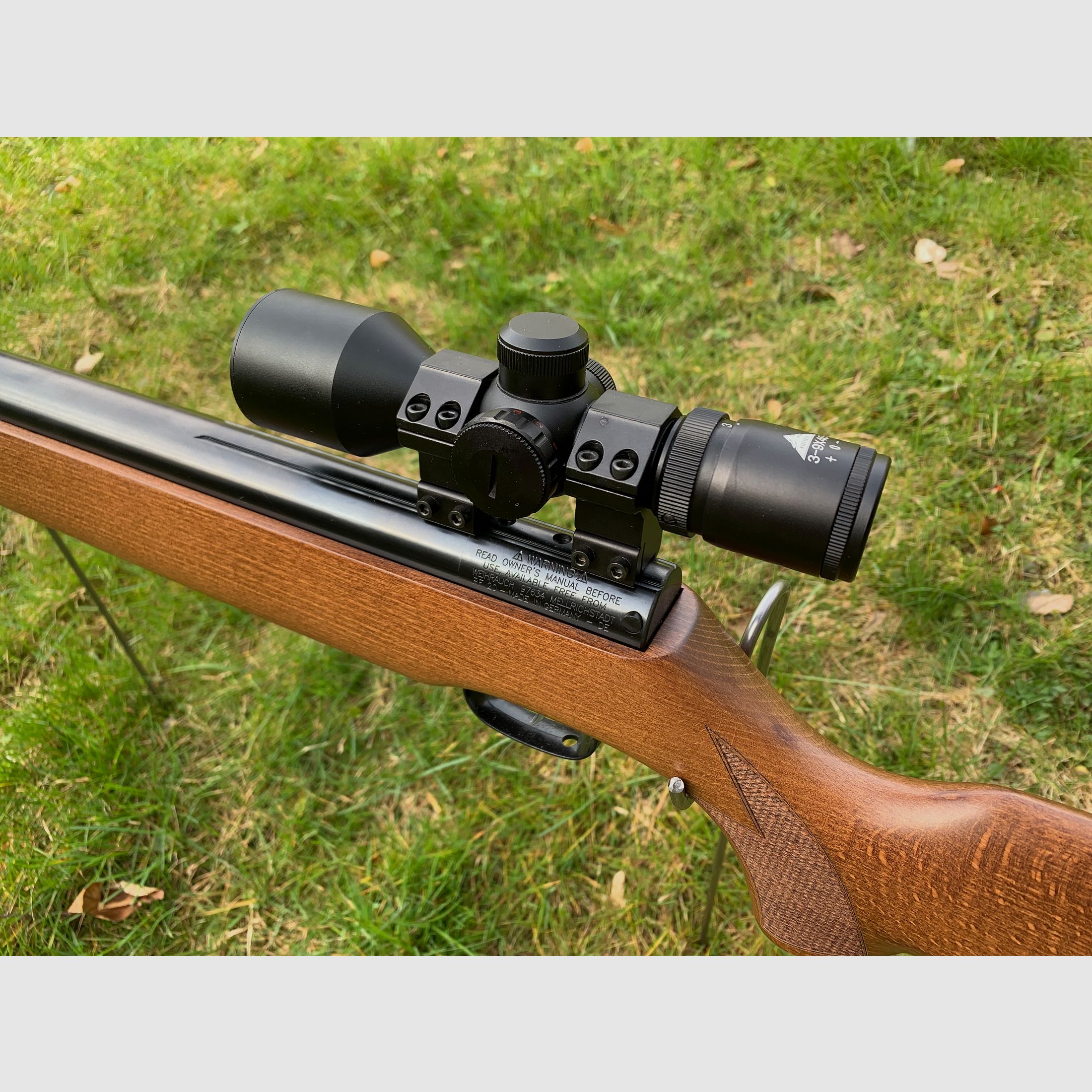 Weihrauch HW 80 K con silenciador cal. 4,5 mm y visor 3-9x40 compacto