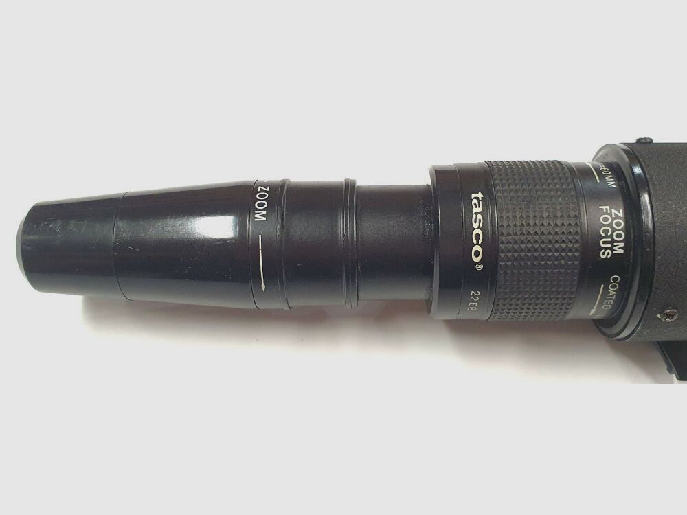Tasco Spektiv 22EB 20x-60x, 60 diámetro de objetivo con trípode