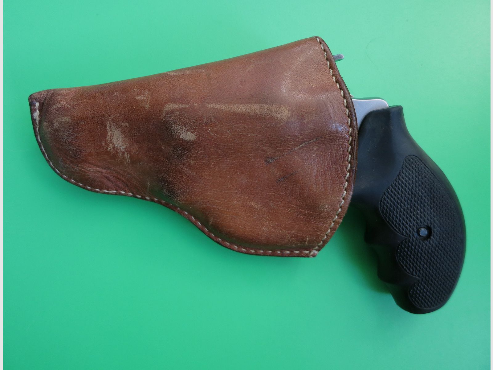 Gürtelholster Revolver,  Leder, z. B. Smith&Wesson Mod. 60-90, .357 Magnum, 2,15", Lady Smith