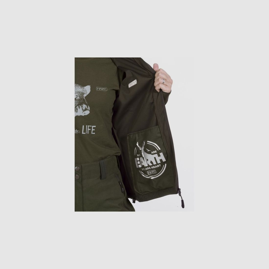 HART GOROSTA-S Dames Softshell Jas, afbeelding 3 van 4