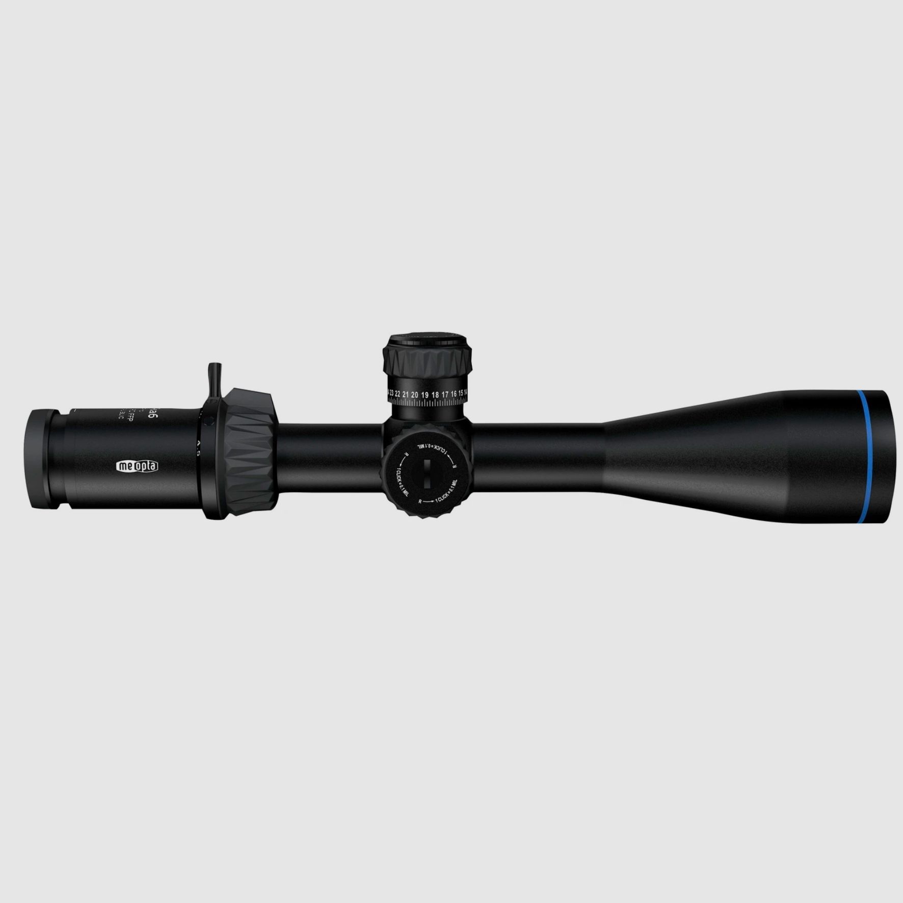 Exposant Meopta 2004791004 Lunette de tir Optika6 4,5-27x50 RD FFP Réticule MRAD1 RD Réticule V418