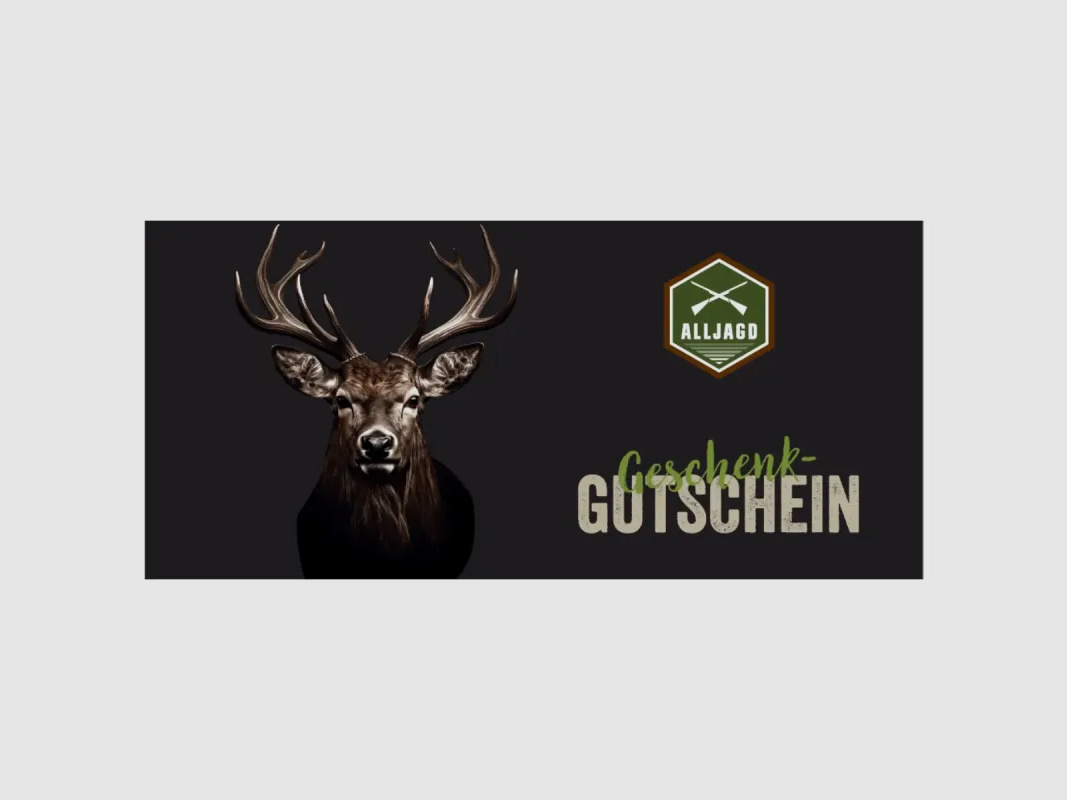 Geschenk-Gutschein Hirsch mit - Kuvert