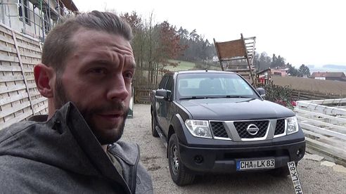 Jagdauto Der Nissan Navara Pickup