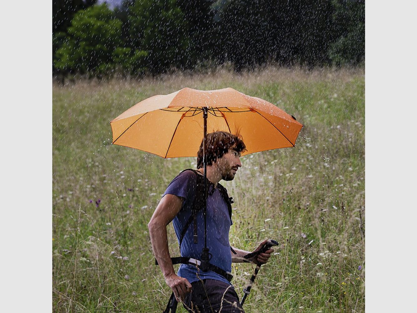 EuroSCHIRM Swing Handsfree Tragesystem für freihändige Regenschirme Schwarz, Bild 6 von 10