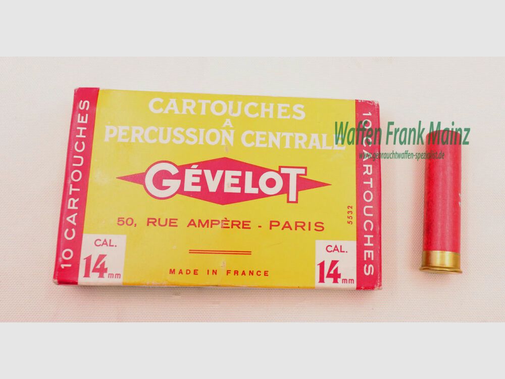 Gevelot, Francia .32/2,5'' (14mm) .32/2,5'' (14mm)