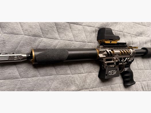 IPSC PCC Schoger Arms 9mm Büchse Top Zustand keine Hera, Schmeisser, 3G Sports halbautomatische Büchse MBX Hyperfire