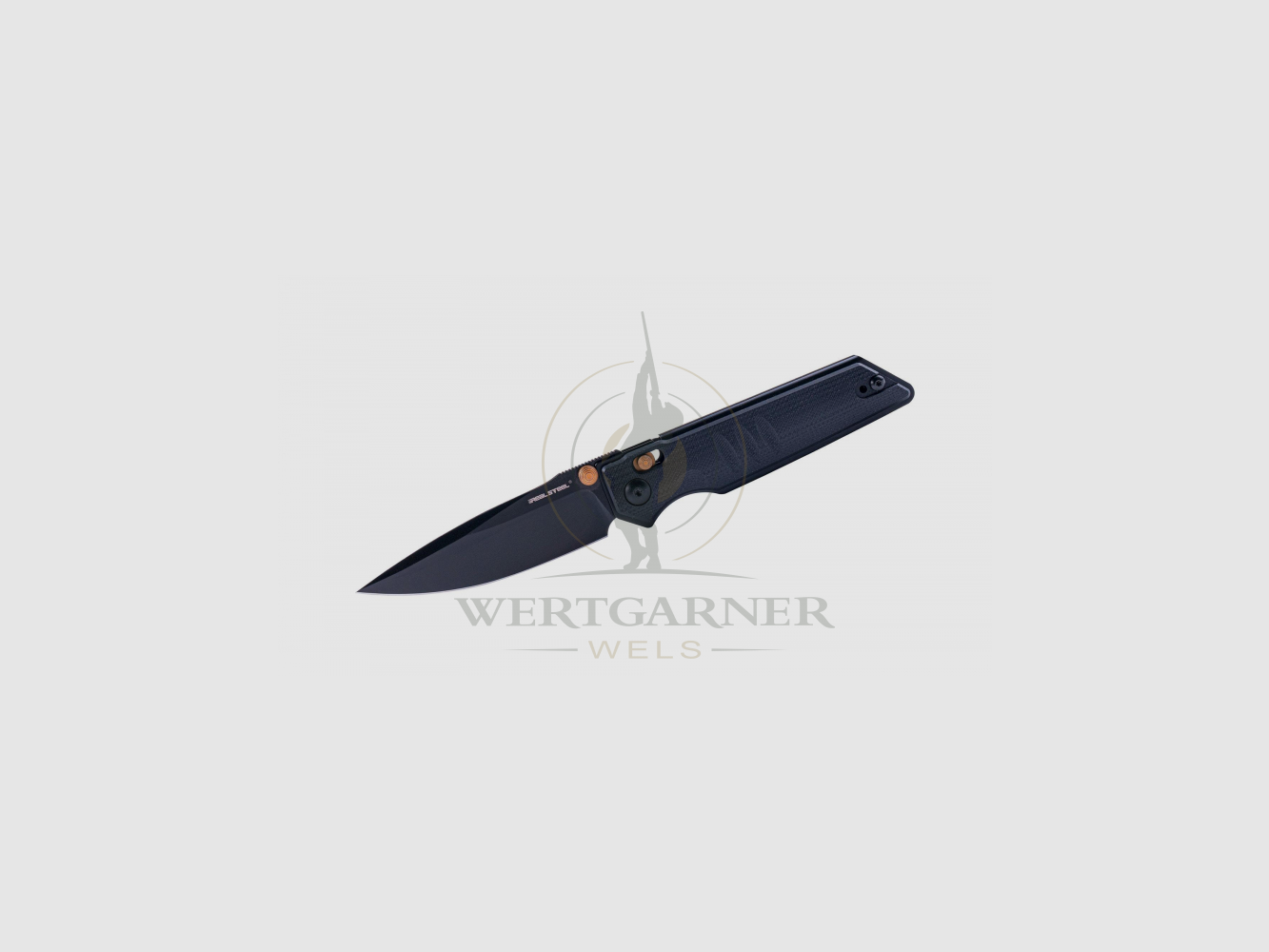 Walther Real Steel Sacra All Black G10 Knife, image 1 of 3