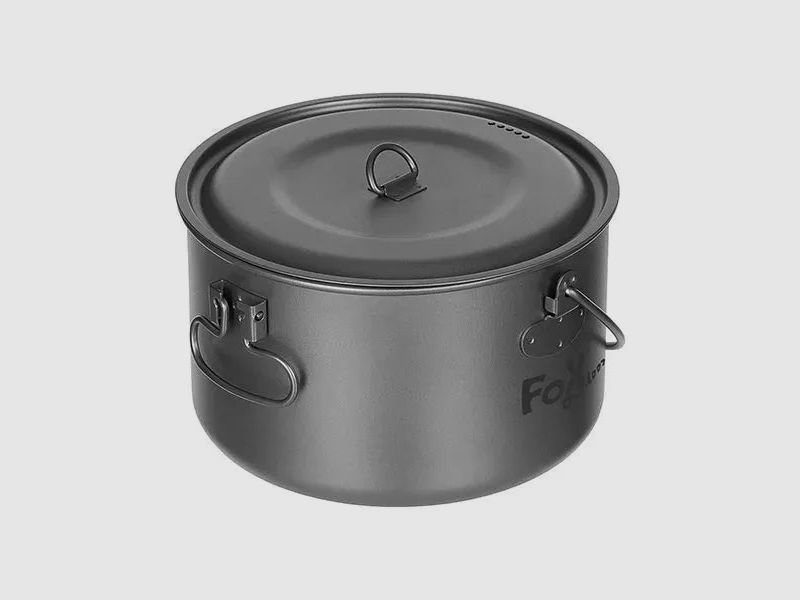 Fox Outdoor Topf Titan groß 1.95 L mit Deckel