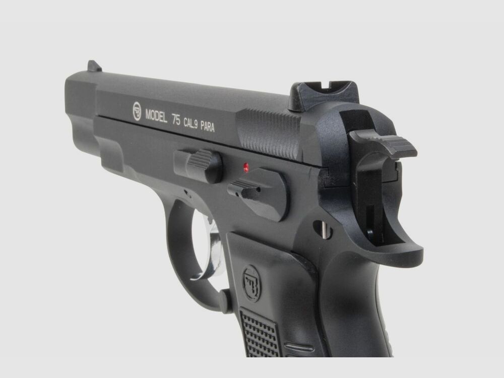 CZ 75 Schwarz 4,5mm BB Druckluft Co2 BlowBack