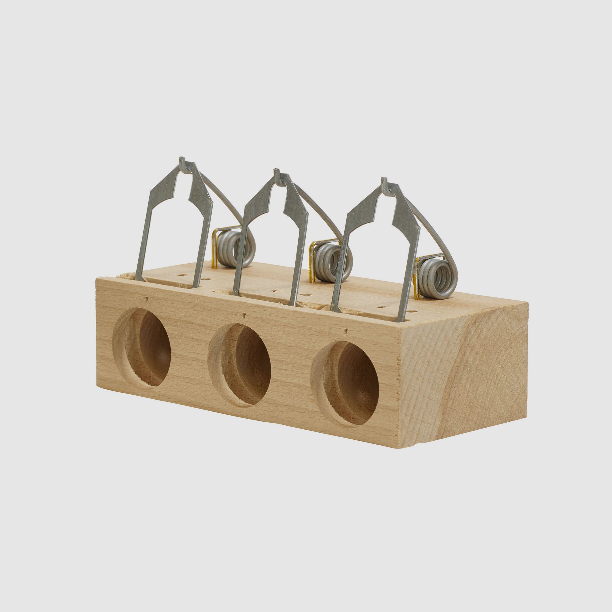 Trampa para ratones de campo de tres agujeros