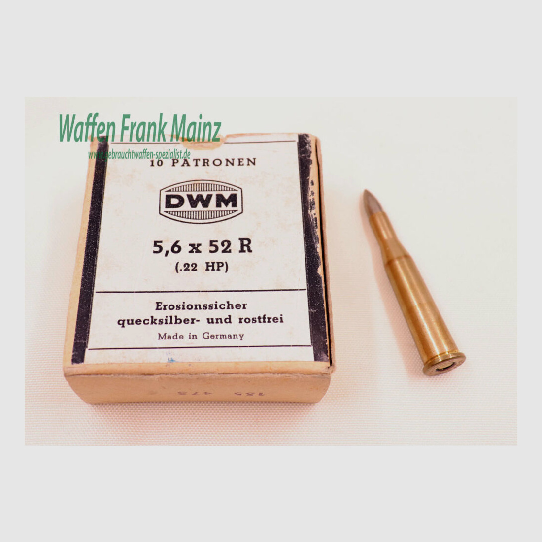 DWM, Karlsruhe Büchsenpatronen 5,6x52R