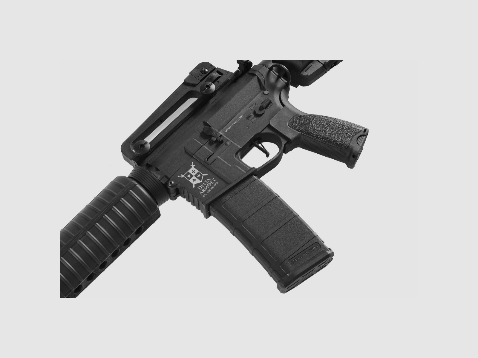 AR15 Classic CHARLIE Schwarz S-AEG Softair Gewehr Frei ab 18 Jahren | Delta Armory