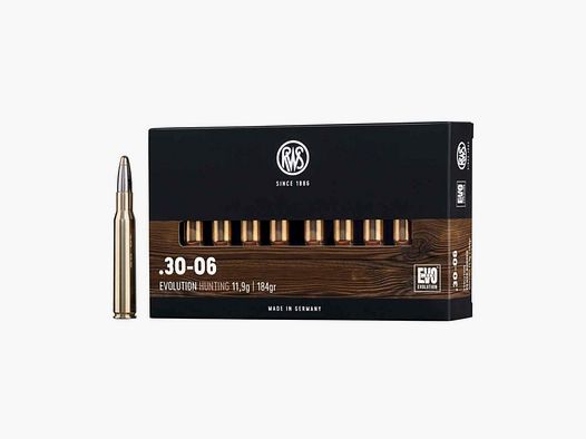 AMUNICJA 30-06 RWS EVO 11,9g - 20SZT MYŚLIWSKA