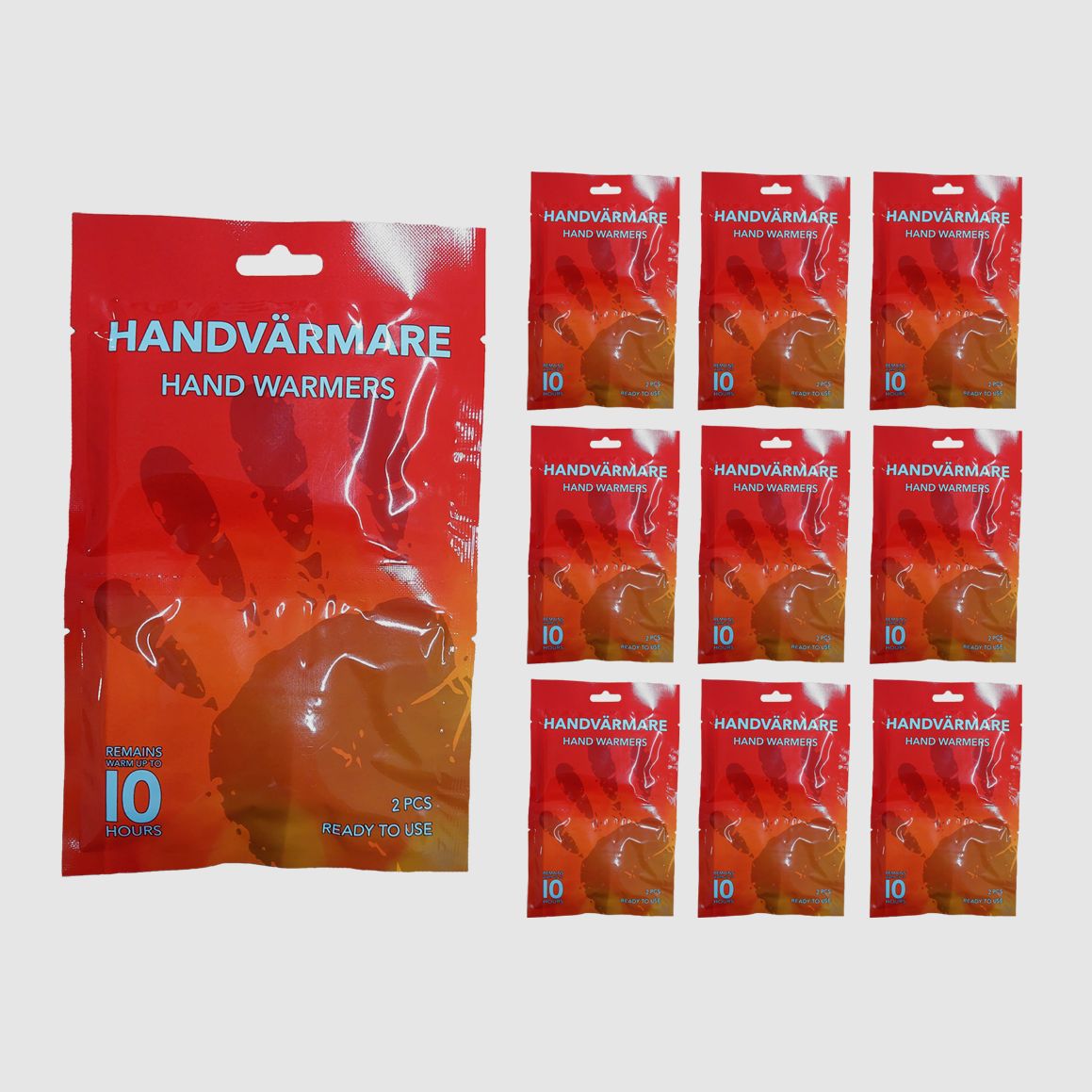 Chauffe-mains, 10 paires