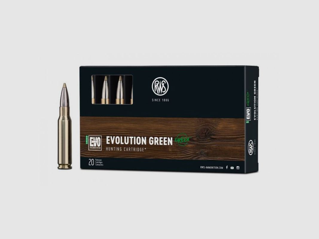 RWS 308 WIN 139 GRS / 9,0 G EVO GREEN 20 PZ, immagine 1 di 3