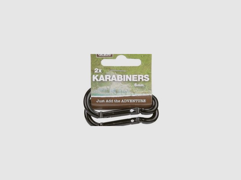 BCB 6-mm-Karabinerhaken (2 Stk.), Bild 2 von 6