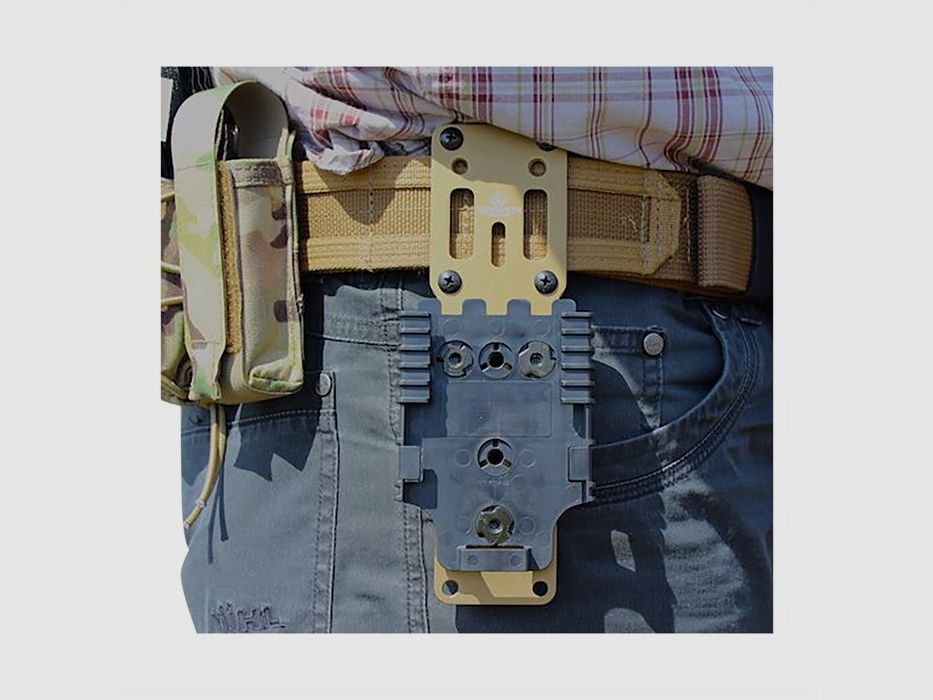 TRUE NORTH CONCEPTS MODULAR HOLSTER ADAPTER EARTH BROWN, image 4 of 4