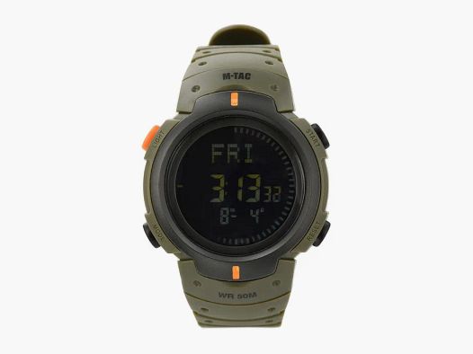 M-Tac® Taktische Uhr mit Kompass Oliv