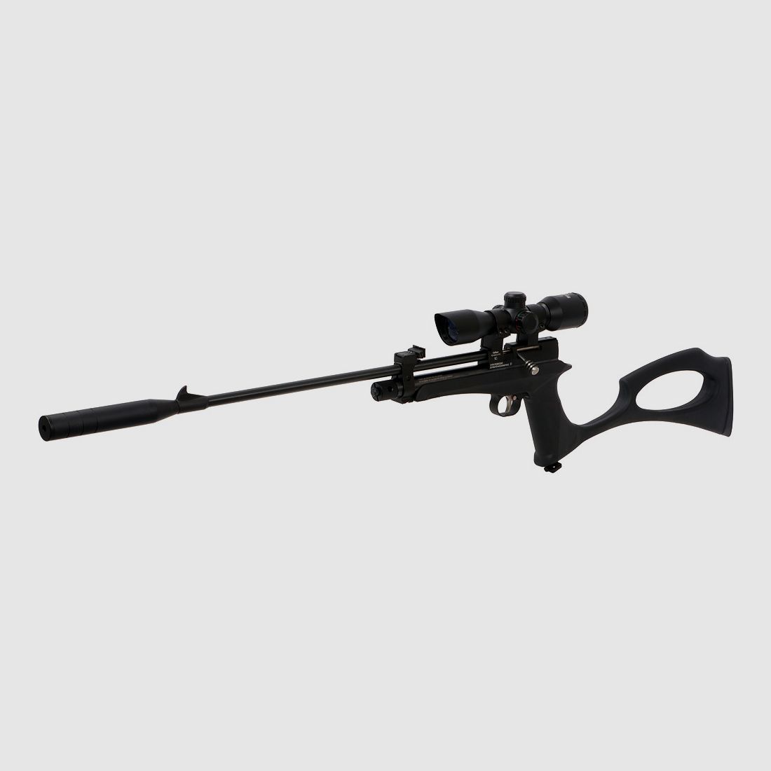 CO2 Pistole und Gewehr Diana Chaser Rifle Set mit SchalldĂ¤mpfer Kaliber 4,5 mm (P18)