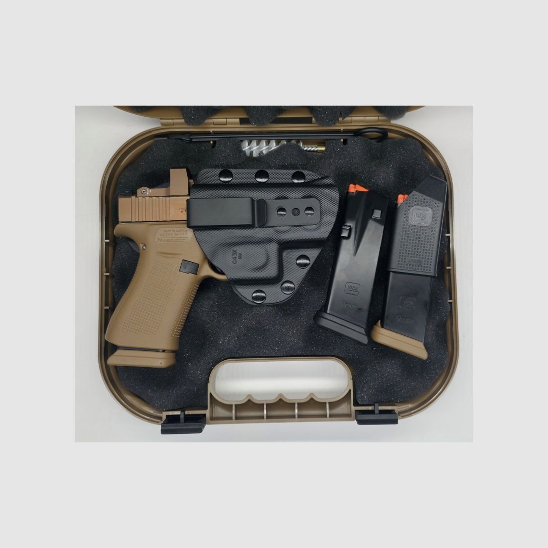 PACK FCSE PISTOLE GLOCK 43X MOSK COYOTE (18101) 9x19 + VECTOR 3MOA SCRD-53, Bild 6 von 6