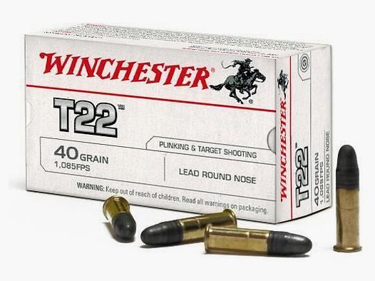 Cal. .22 LR WINCHESTER T22 40 Grains pack of 50 pcs.
