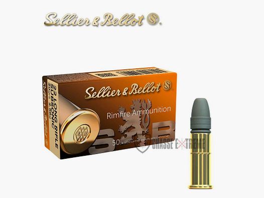 50 cartucce S&B cal 22 Lr Subsonic 40gr LRN HP