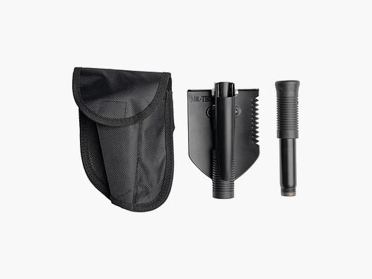 Mil-Tec Mil-Tec Mini Klappspaten mit Tasche Schwarz