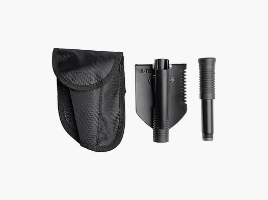 Mil-Tec Mil-Tec Mini Klappspaten mit Tasche Schwarz