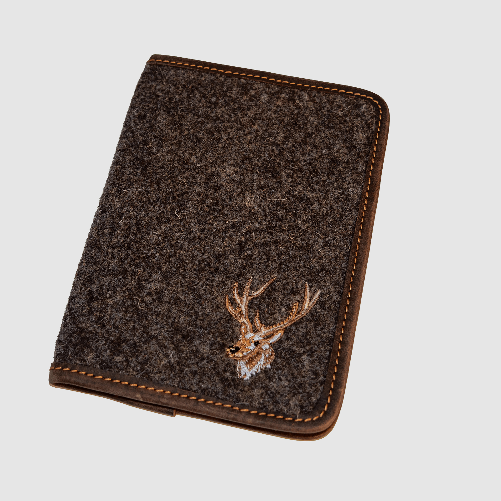 Fritzmann wool felt hunting license bag