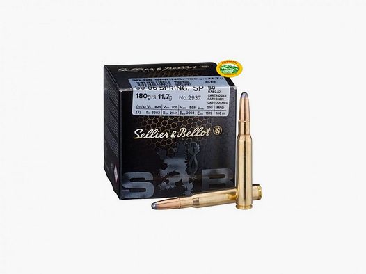 SELLIER & BELLOT Munition Kal.30-06 180 gr. FMJ Packung 180 gr.