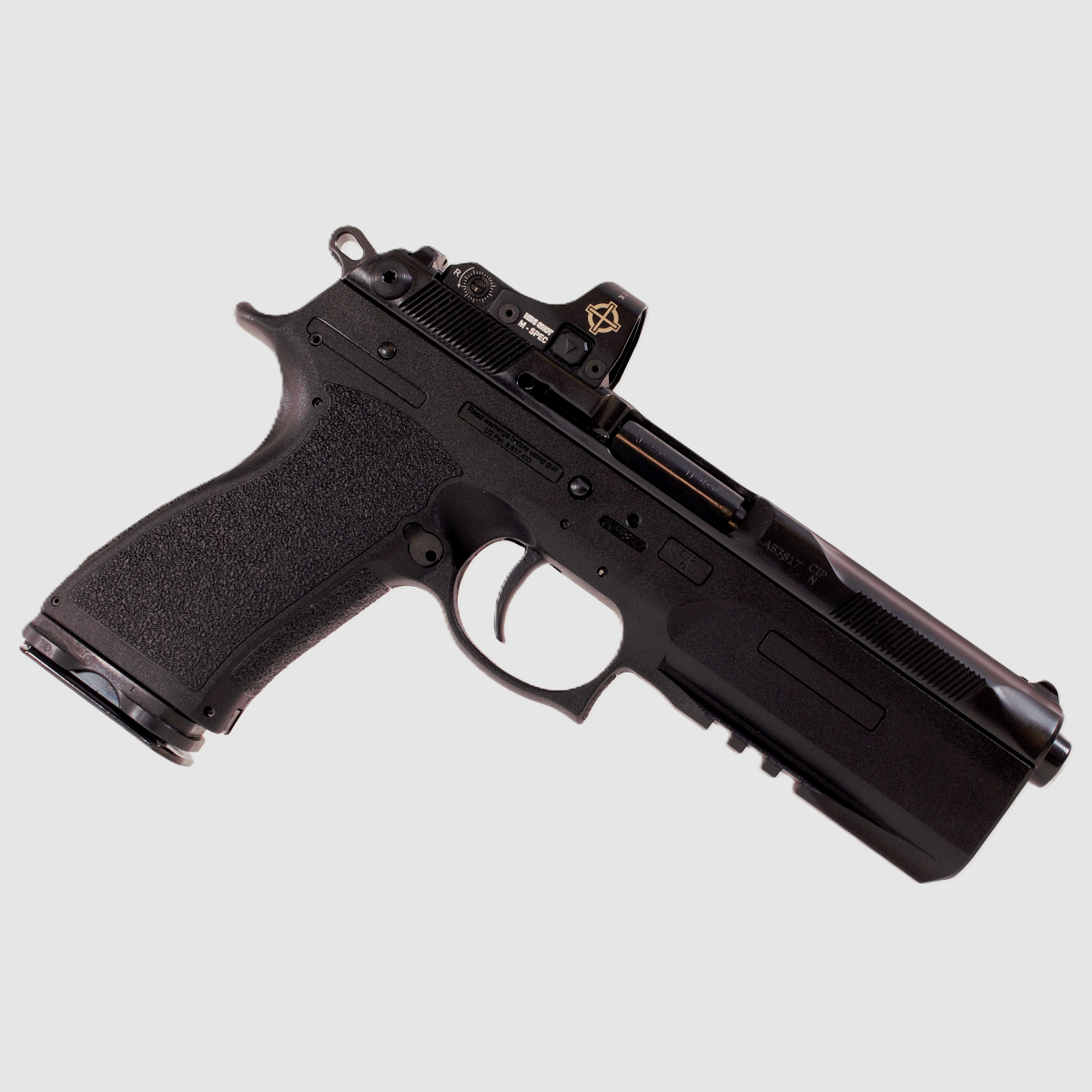 fk brno psd multikaliber 7,5fk / 9×19 / 10mm auto (red dot sight niet inbegrepen)