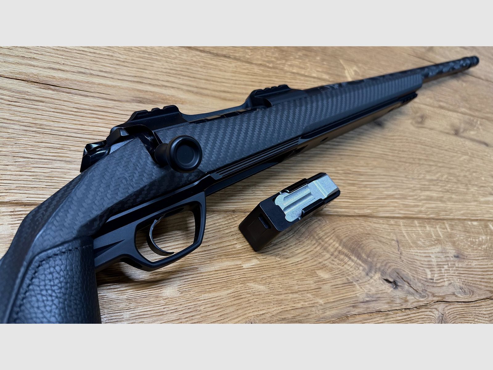 Gunwerks Nexus Zwart / 6,5 PRC / LL 51cm / 5/8x24 / Zwart leer / Financiering mogelijk!