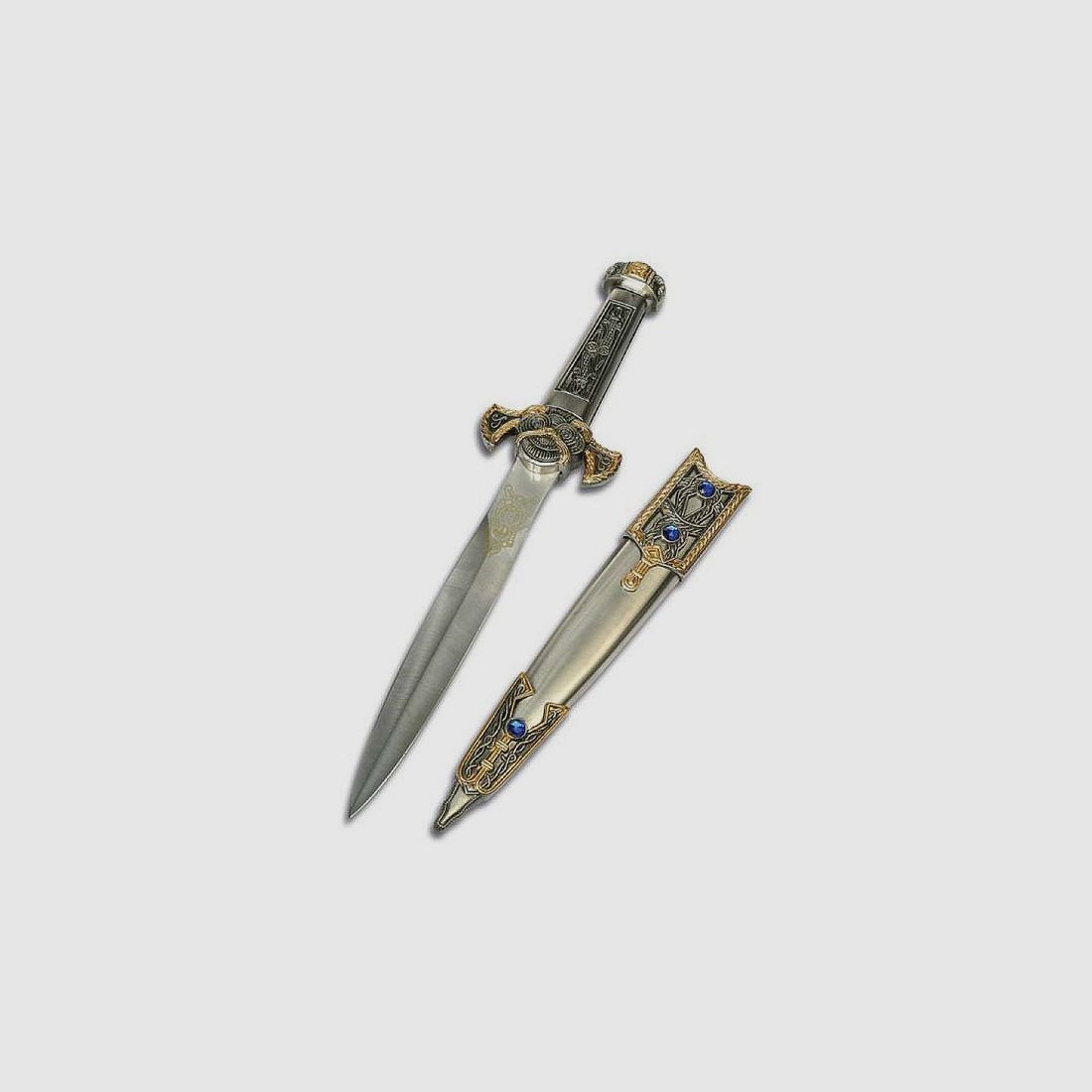 Wikinger Dolch mit Griffverzierungen