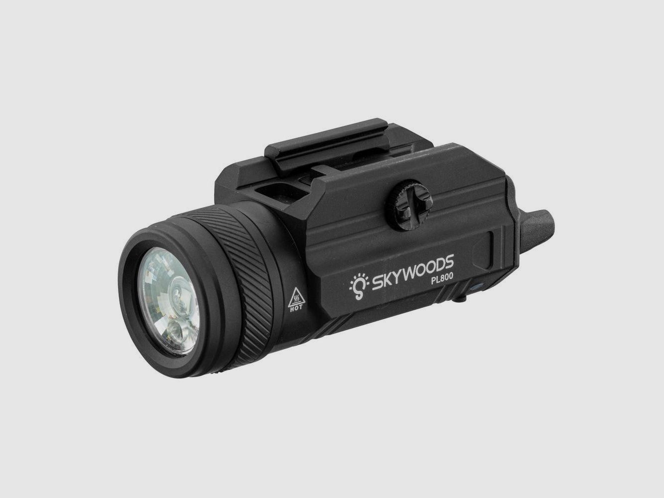 Skywoods PL800 Taktische Laserlampe - 800 Lumen Leistung - Integrierter roter Laser - Präzision und Vielseitigkeit in der Jagd, Bild 1 von 8