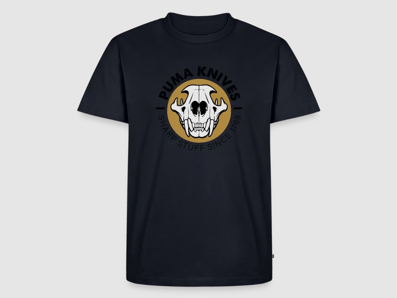 PUMA Men’s Premium T-Shirt "Skull Frontal Sharp Stuff"