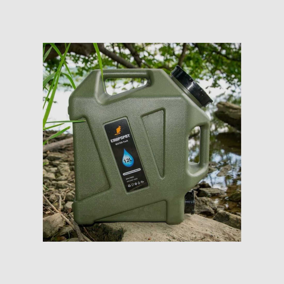 Carpspot Watertank | Waterkanister - 12L - olijf