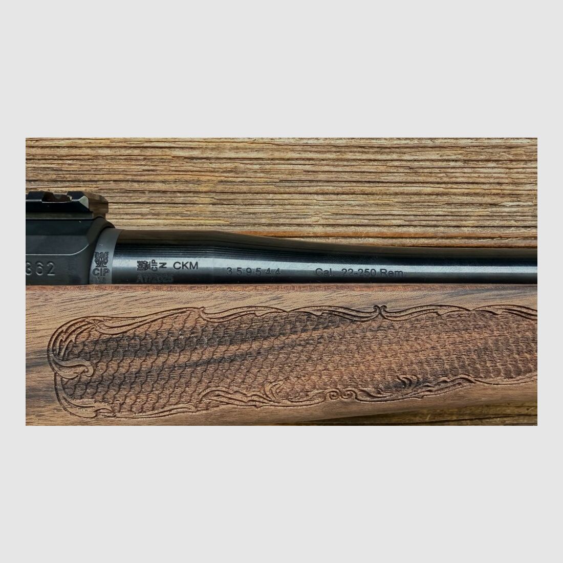 Voere Kufstein LBW Hunter Professional met SD terugstootdemper .22-250Rem, afbeelding 3 van 4