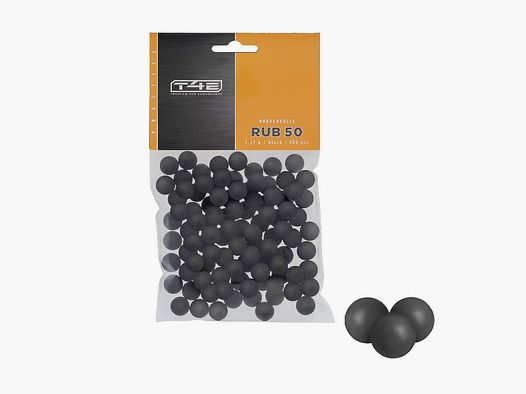 UMAREX T4E Kal. 50 RB PRACTICE Schwarz 1,23g Packung 100