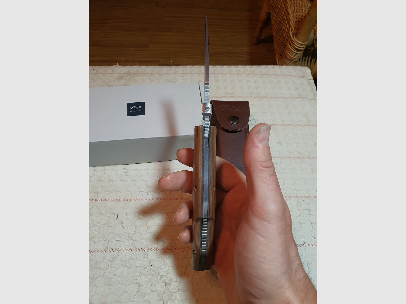 Walther AFW Einhandmesser - Adventure Folder Wood