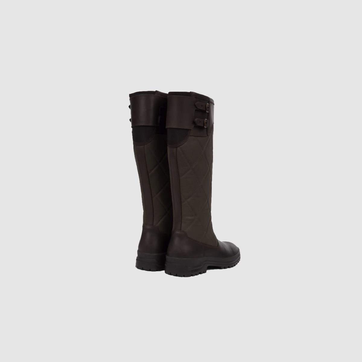 LE CHAMEAU Jameson Quilted Damenstiefel gesteppt Marron